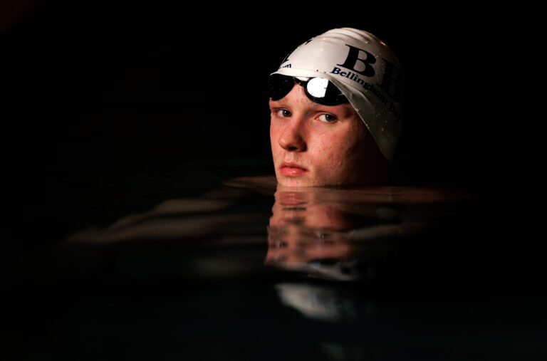 Bellingham High School swimmer Miles Cratsenberg.