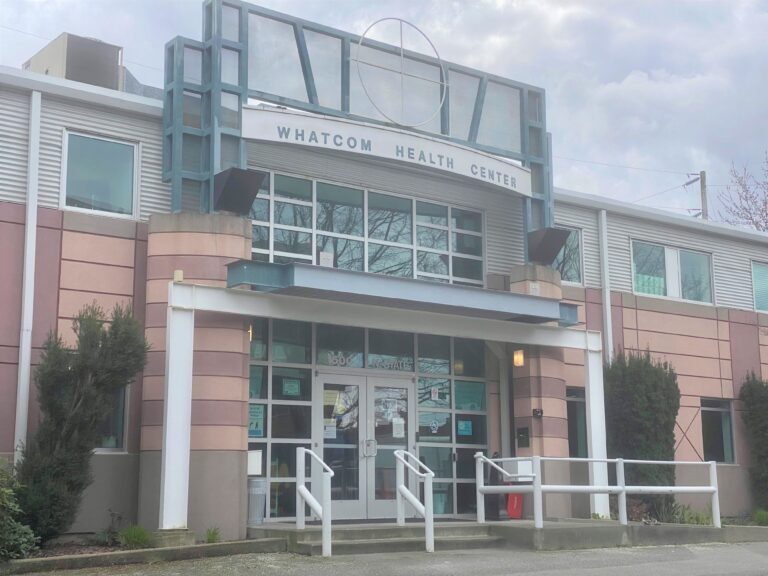 The front of the Whatcom County Health Department's Community Health building.