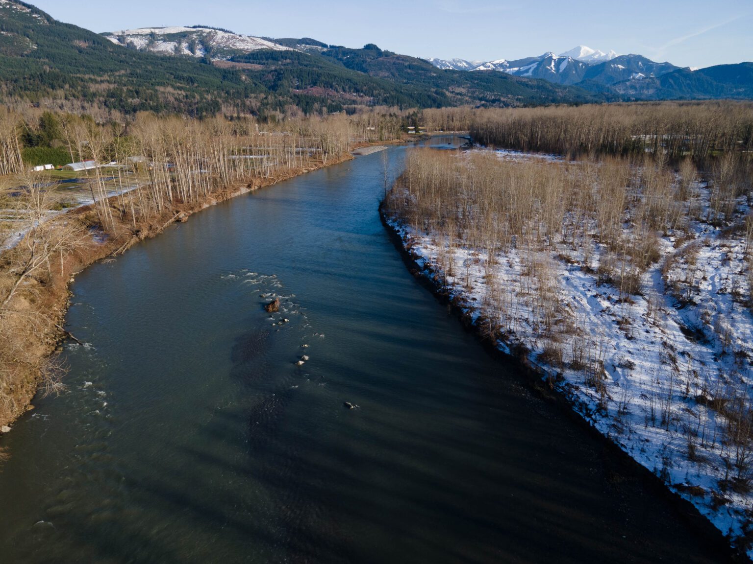 The Nooksack River.