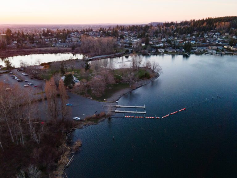 The Lake Whatcom watershed as part of the Lake Whatcom Land Acquisition and Preservation program.