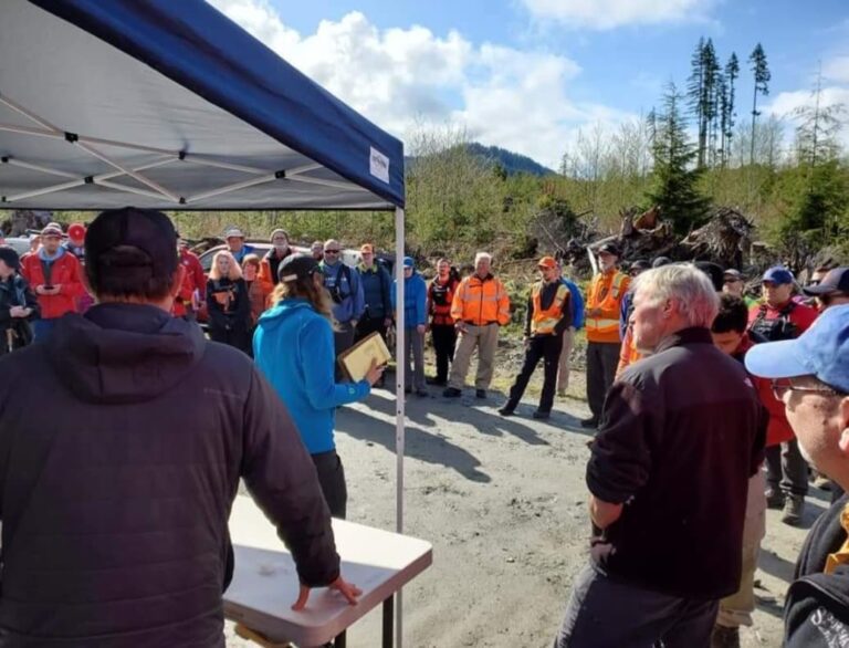 More than 75 volunteers from Whatcom, Skagit, Snohomish and King counties gathered to search for Hans Perrin.