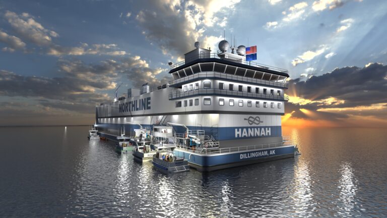 Hannah, a brand new, "one-of-a-kind" fish processing vessel on the waters.