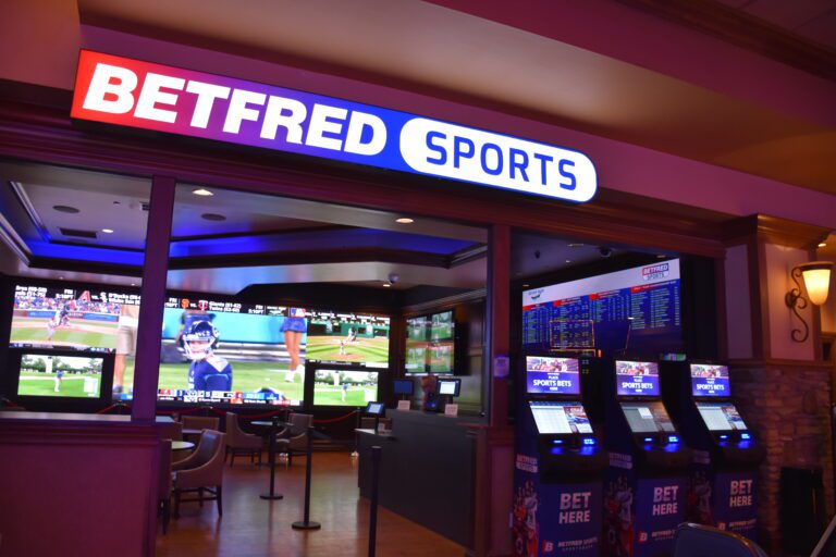 The new Betfred Sportsbook in the Silver Reef Casino Resort.