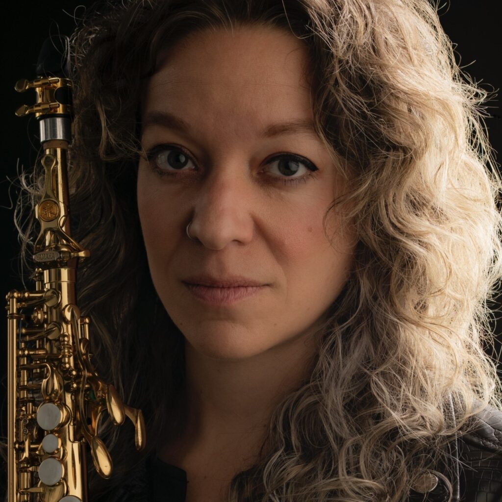 Seattle-based musician Kate Olson with her clarinet.