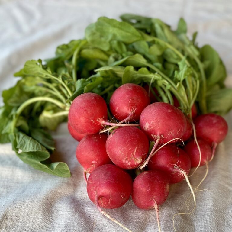 A bundle of beets.