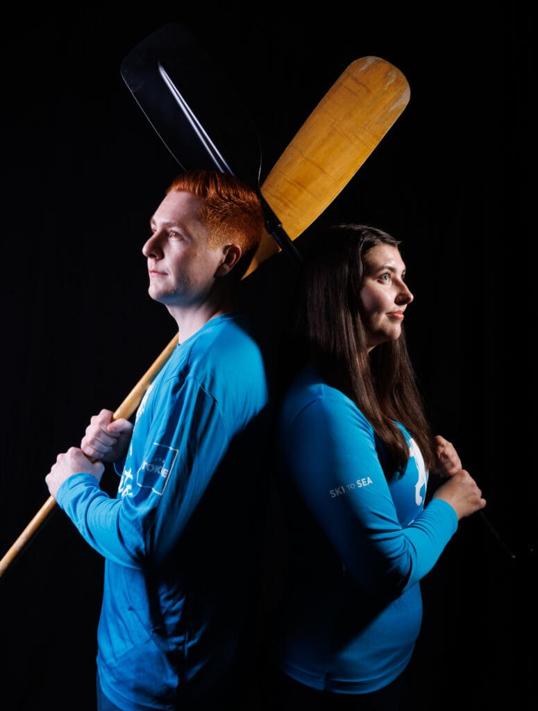 Sam Rice and Madeline May are canoeing for the TOKU-E Bobcats.