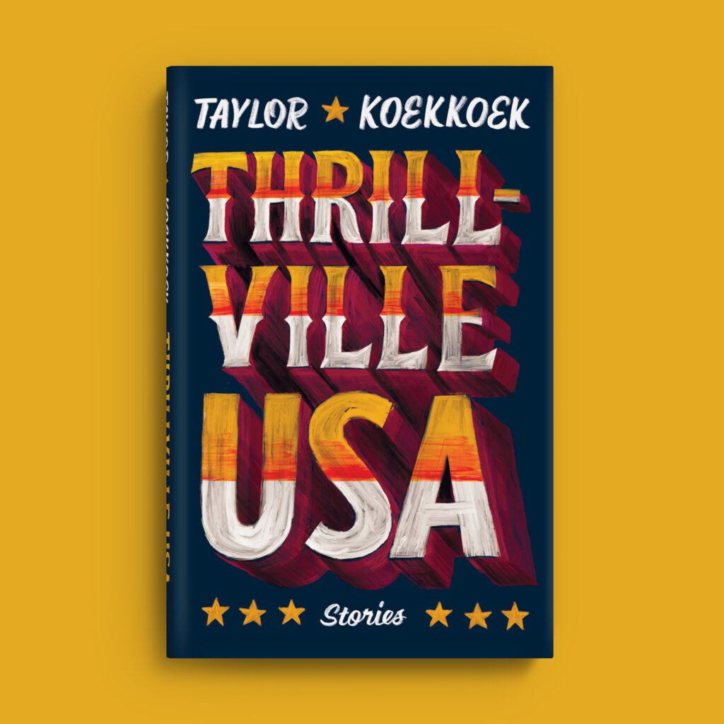 The book cover of Thrill-ville USA.