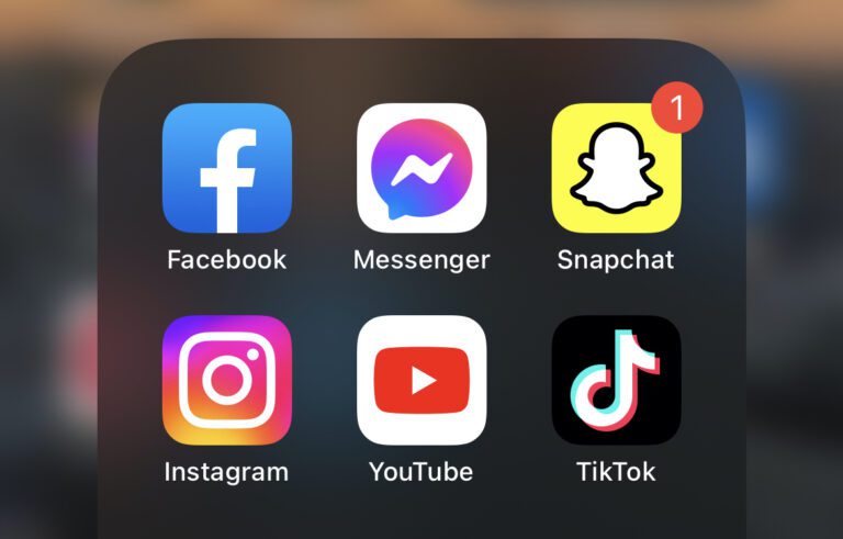 A screenshot of social media applications on a phone.