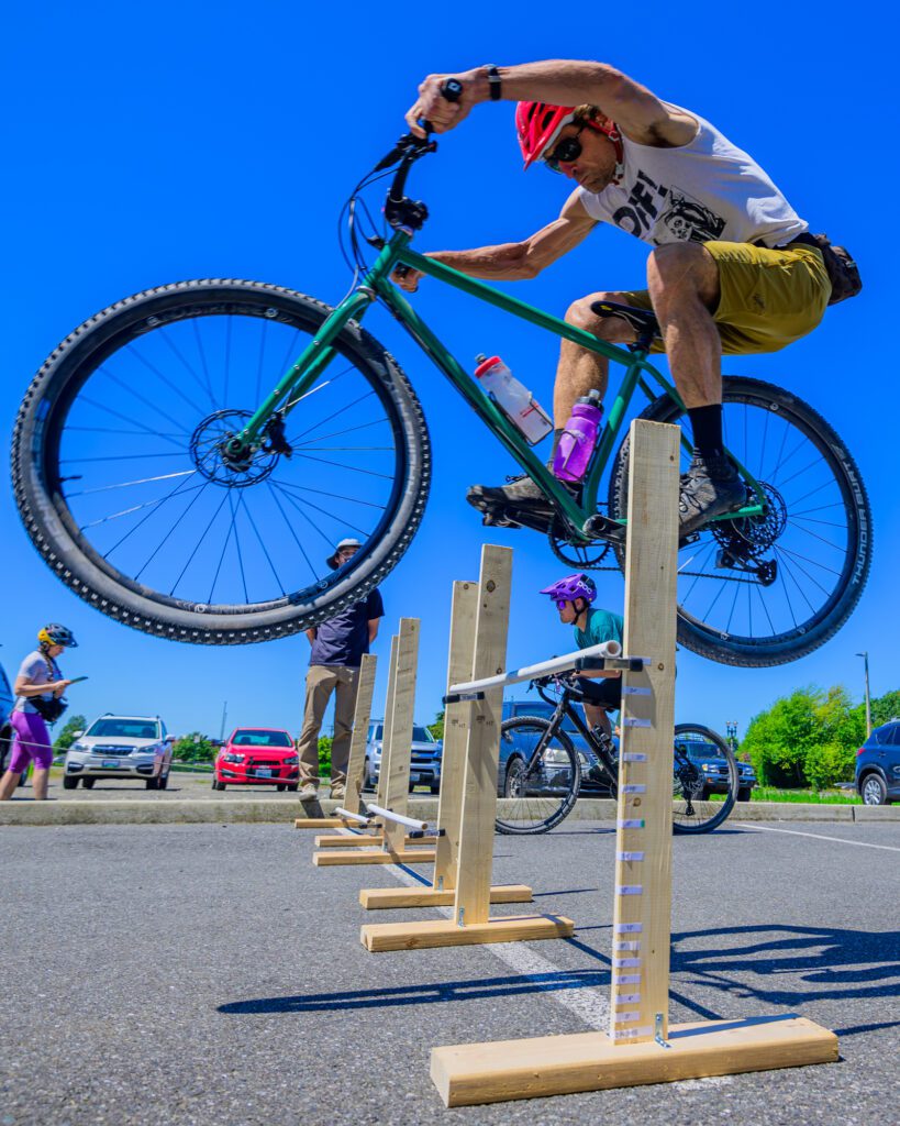 Landon Holt clears the 26-inch jump challenge.