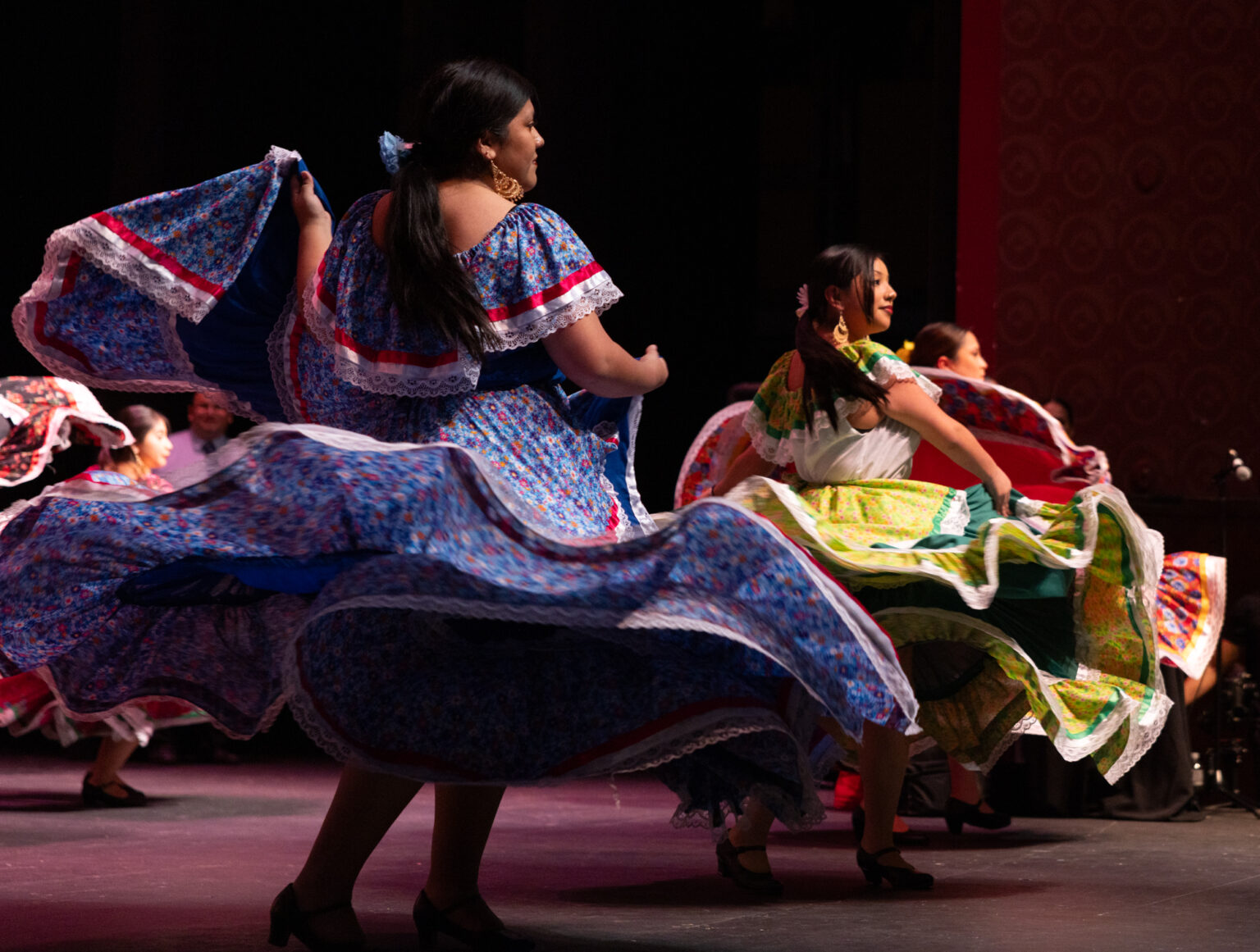 Mount Vernon High School folklorico dancers close out the Latinos in Action conference March 21 at Western Washington University. The event included local elementary, middle and high school LIA chapters and showcased students' art, dancing and musical performance.